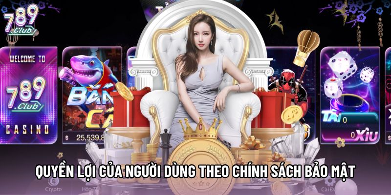 Quyền lợi của người dùng theo chính sách bảo mật